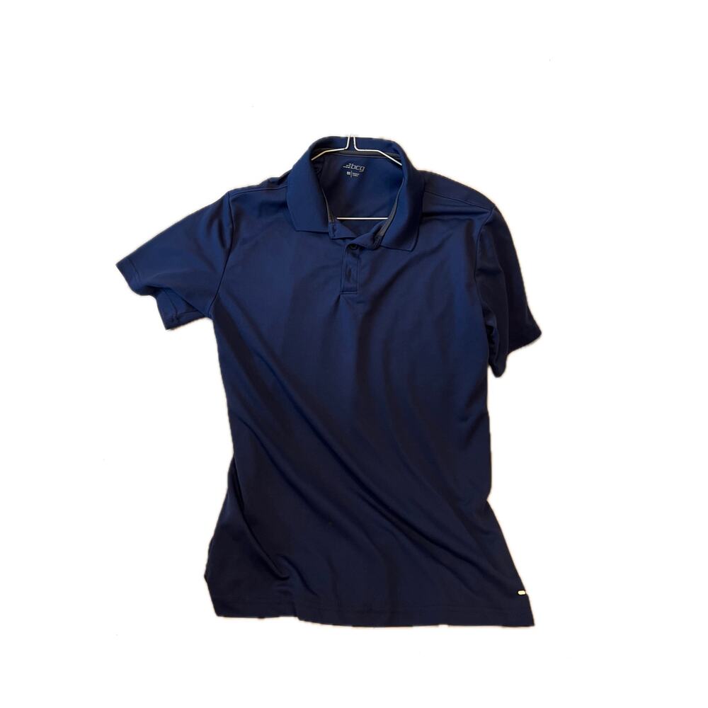 BCG Blue Polo Golf Shirt Mens M